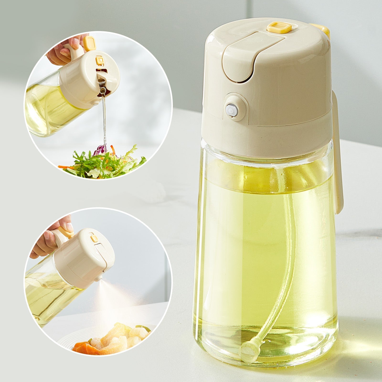 キッチンをもっと快適に｜自動開閉オイルボトルで毎日の料理を効率化