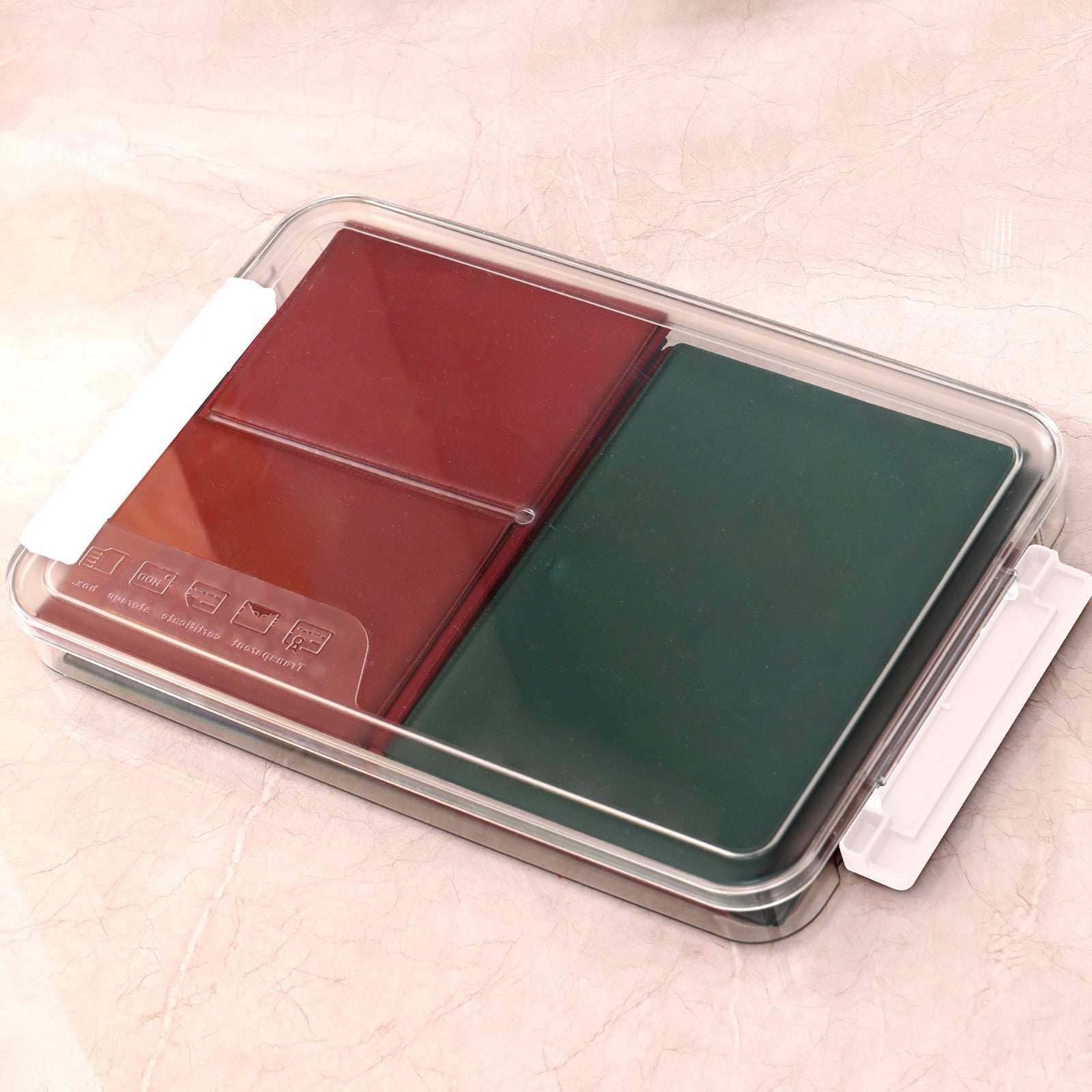 Caja de almacenamiento transparente ZASA 