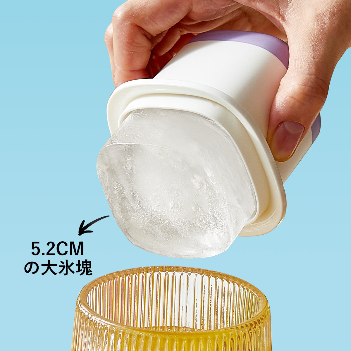 ZASA round and square ice cream molds