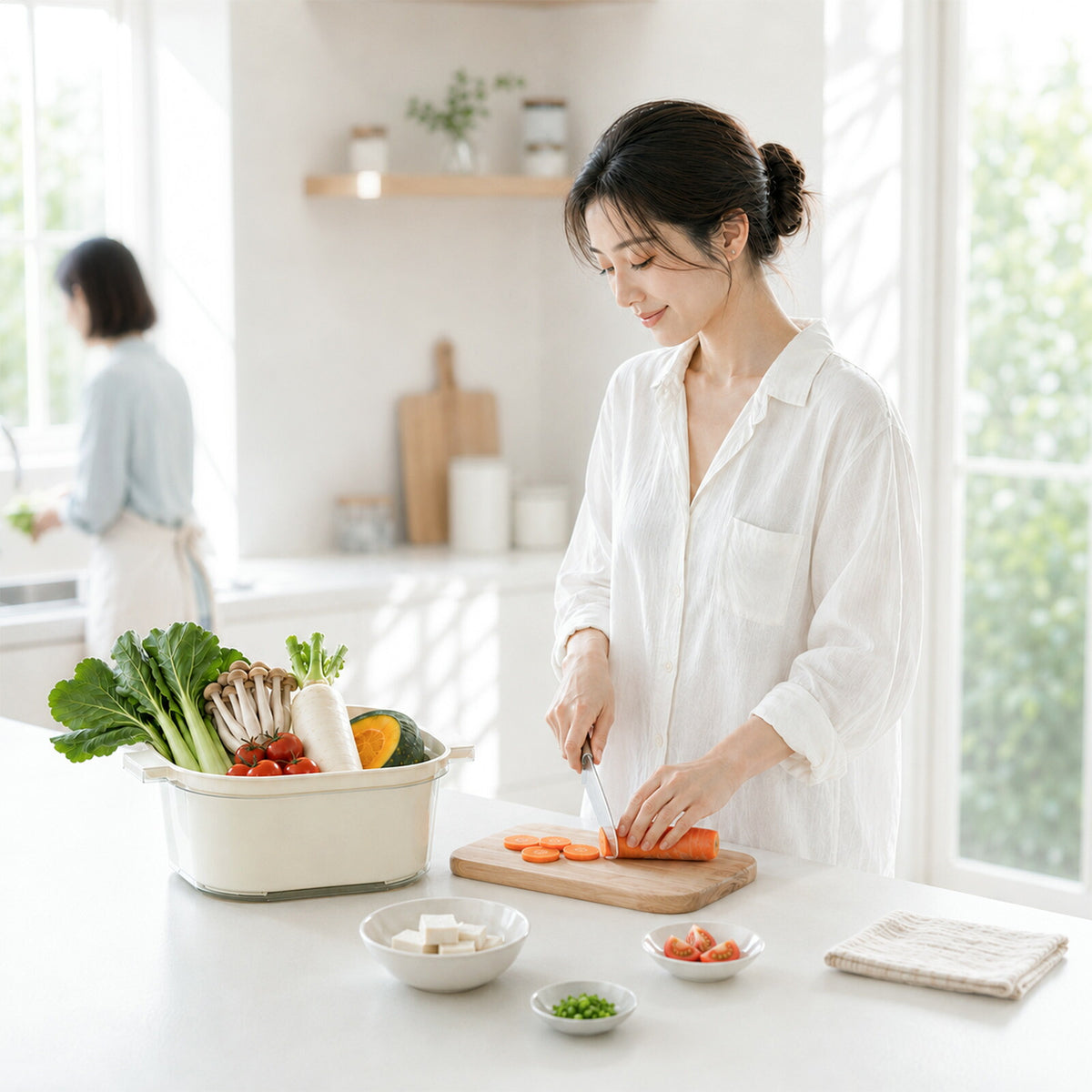 ZASA  野菜水切りボウル